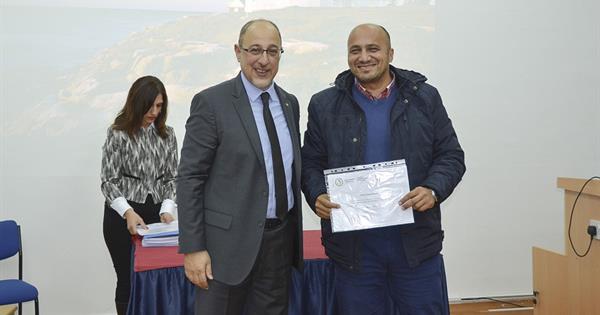 EMU Department of Civil Engineering Presents Certificates to Successful Students