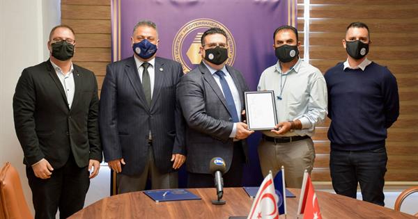 DAÜ ile Kıbrıs Türk Elektrik Müteahhitleri Birliği Arasında İş Birliği Protokolü İmzalandı