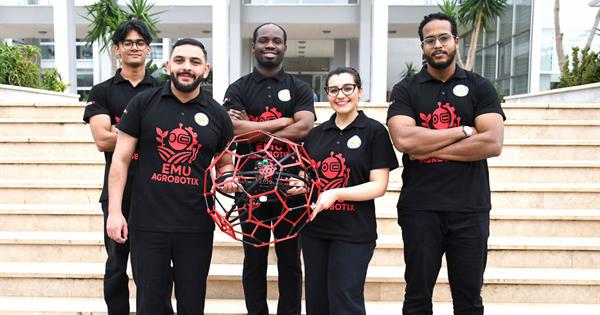 EMU Acrobotix Team in The Finals of Teknofest TRNC 2025